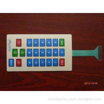 Waterproof Custom Keyboard Membrane Switch Panel with Embos